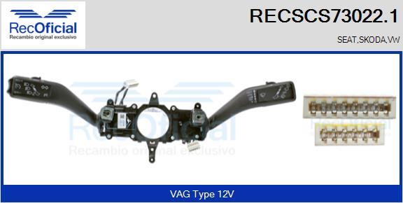RECOFICIAL RECSCS73022.1 - Steering Column Switch car-mod.net