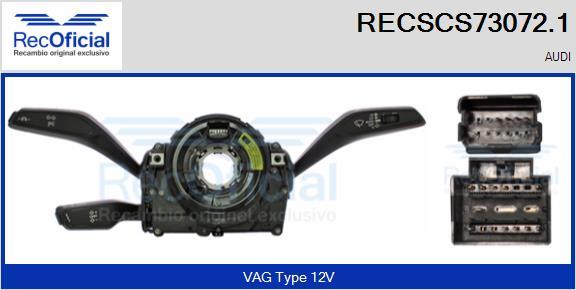 RECOFICIAL RECSCS73072.1 - Steering Column Switch car-mod.net