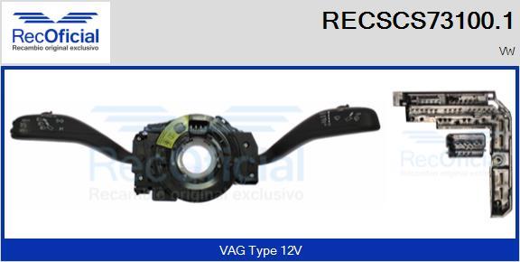 RECOFICIAL RECSCS73100.1 - Steering Column Switch car-mod.net