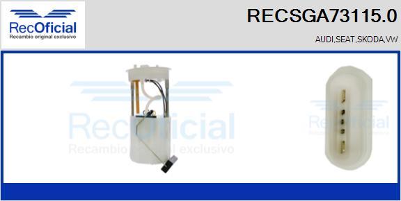 RECOFICIAL RECSGA73115.0 - Fuel Supply Module car-mod.net