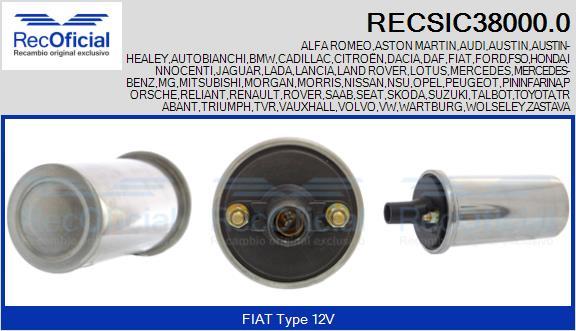 RECOFICIAL RECSIC38000.0 - Ignition Coil car-mod.net
