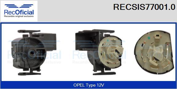 RECOFICIAL RECSIS77001.0 - Ignition / Starter Switch car-mod.net