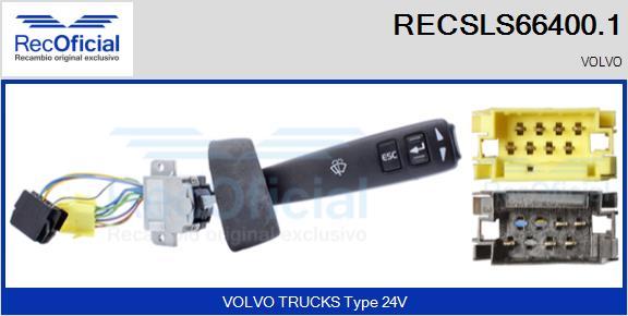 RECOFICIAL RECSLS66400.1 - Steering Column Switch car-mod.net