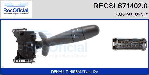 RECOFICIAL RECSLS71402.0 - Wiper Switch car-mod.net
