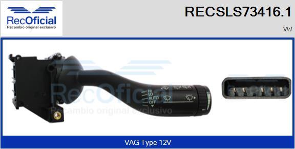 RECOFICIAL RECSLS73416.1 - Steering Column Switch car-mod.net