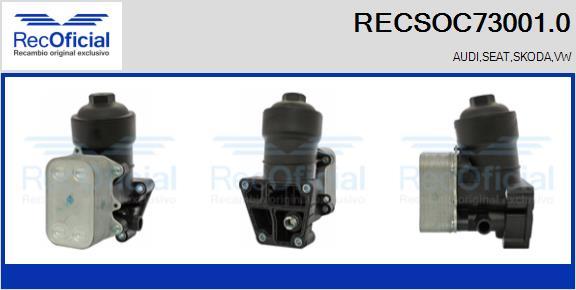 RECOFICIAL RECSOC73001.0 - Oil Cooler, engine oil car-mod.net