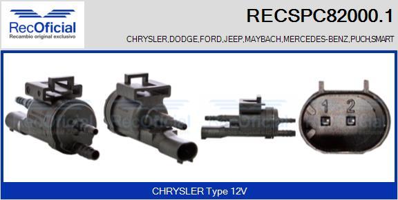 RECOFICIAL RECSPC82000.1 - EGR Pressure Converter, exhaust control car-mod.net