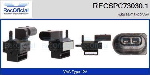 RECOFICIAL RECSPC73030.1 - EGR Pressure Converter, exhaust control car-mod.net