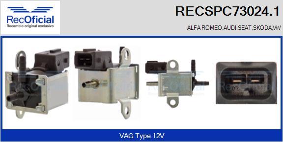 RECOFICIAL RECSPC73024.1 - EGR Pressure Converter, exhaust control car-mod.net
