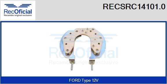 RECOFICIAL RECSRC14101.0 - Rectifier, alternator car-mod.net