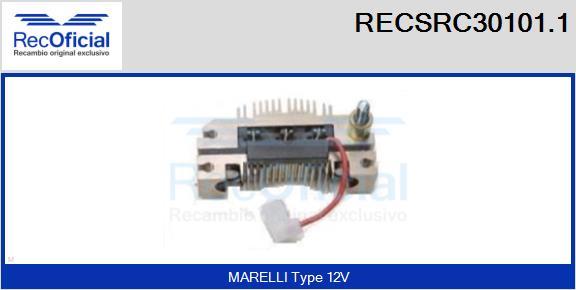 RECOFICIAL RECSRC30101.1 - Rectifier, alternator car-mod.net