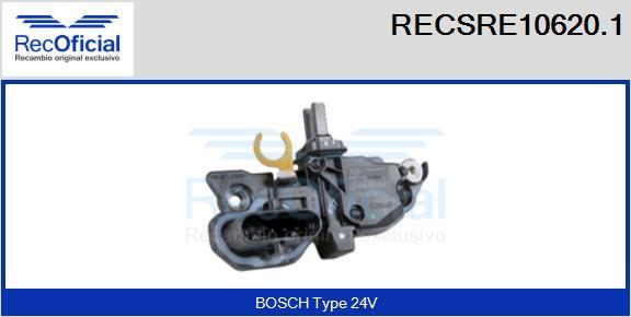 RECOFICIAL RECSRE10620.1 - Voltage regulator, alternator car-mod.net