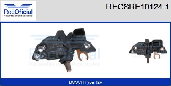 RECOFICIAL RECSRE10124.1 - Voltage regulator, alternator car-mod.net