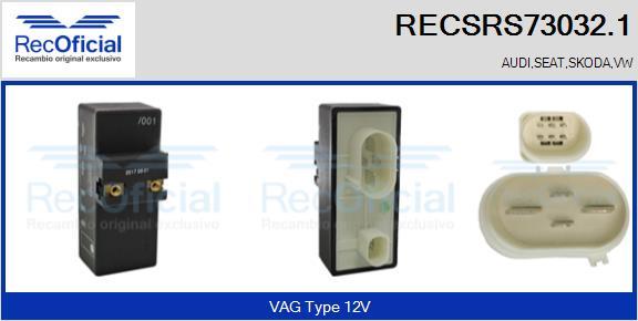 RECOFICIAL RECSRS73032.1 - Control Unit, air conditioning car-mod.net