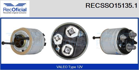 RECOFICIAL RECSSO15135.1 - Solenoid Switch, starter car-mod.net