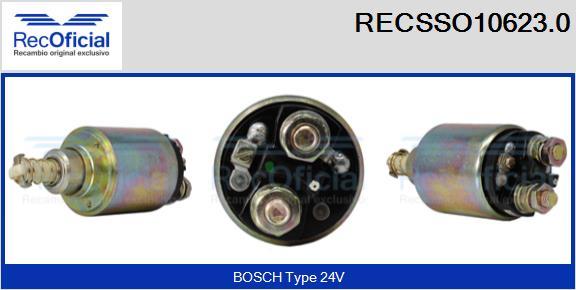 RECOFICIAL RECSSO10623.0 - Solenoid Switch, starter car-mod.net