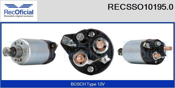 RECOFICIAL RECSSO10195.0 - Solenoid Switch, starter car-mod.net