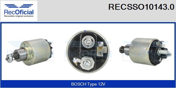 RECOFICIAL RECSSO10143.0 - Solenoid Switch, starter car-mod.net