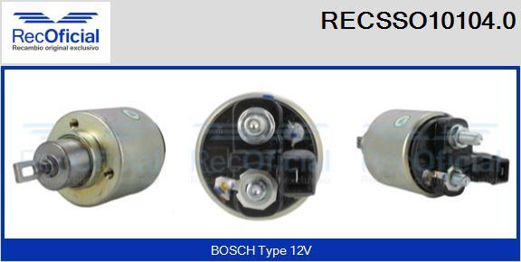 RECOFICIAL RECSSO10104.0 - Solenoid Switch, starter car-mod.net