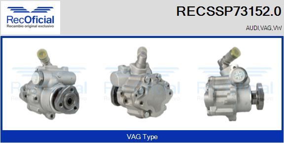 RECOFICIAL RECSSP73152.0 - Hydraulic Pump, steering system car-mod.net
