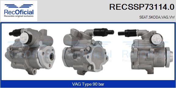 RECOFICIAL RECSSP73114.0 - Hydraulic Pump, steering system car-mod.net