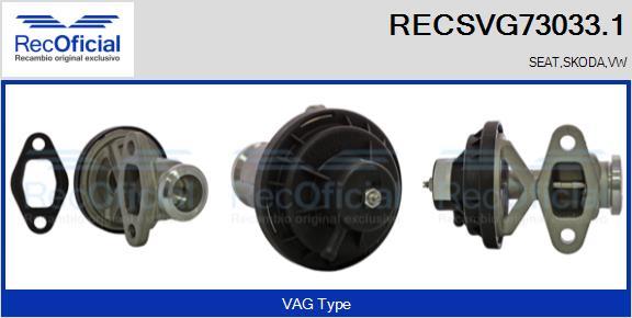 RECOFICIAL RECSVG73033.1 - EGR Valve car-mod.net