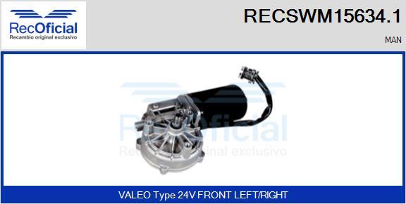 RECOFICIAL RECSWM15634.1 - Wiper Motor car-mod.net