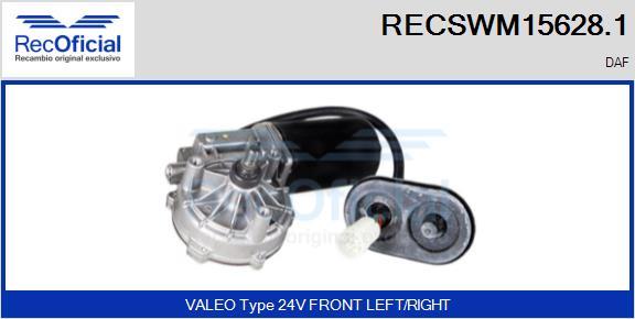 RECOFICIAL RECSWM15628.1 - Wiper Motor car-mod.net