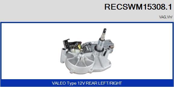 RECOFICIAL RECSWM15308.1 - Wiper Motor car-mod.net