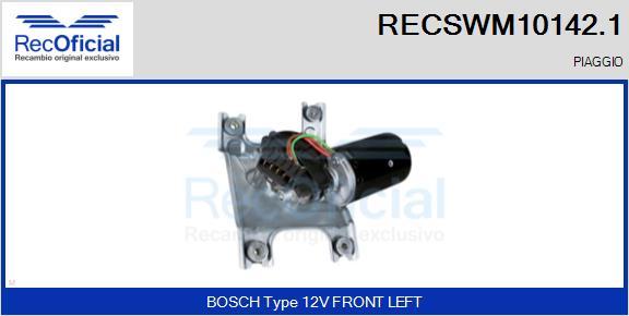 RECOFICIAL RECSWM10142.1 - Wiper Motor car-mod.net