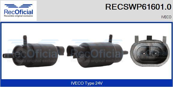 RECOFICIAL RECSWP61601.0 - Water Pump, window cleaning car-mod.net