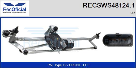 RECOFICIAL RECSWS48124.1 - Window Wiper System car-mod.net