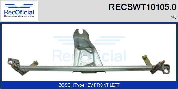 RECOFICIAL RECSWT10105.0 - Wiper Linkage car-mod.net