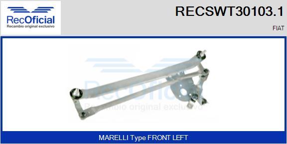 RECOFICIAL RECSWT30103.1 - Wiper Linkage car-mod.net