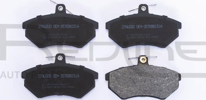 Red Line 27AU000 - Brake Pad Set, disc brake car-mod.net