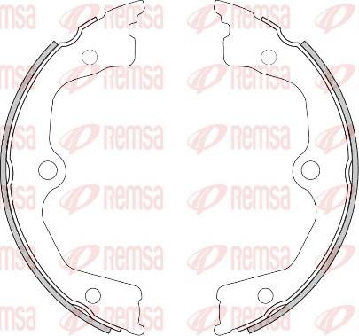 Remsa 4626.00 - Drum Brake Shoe Set car-mod.net