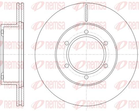 Remsa 6497.10 - Brake Disc car-mod.net