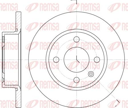 Remsa 6425.00 - Brake Disc car-mod.net