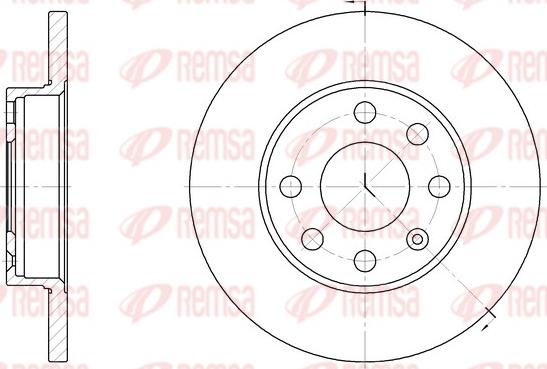 Remsa 6059.00 - Brake Disc car-mod.net