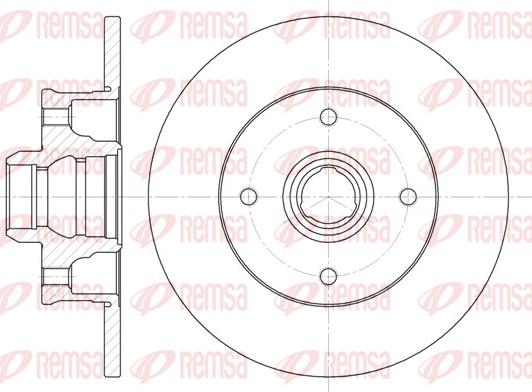 Remsa 6024.00 - Brake Disc car-mod.net