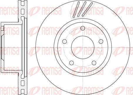 Remsa 61674.10 - Brake Disc car-mod.net