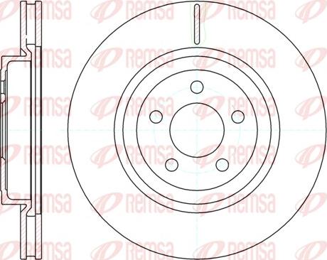 Remsa 61269.10 - Brake Disc car-mod.net