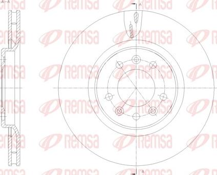 Remsa 61776.10 - Brake Disc car-mod.net