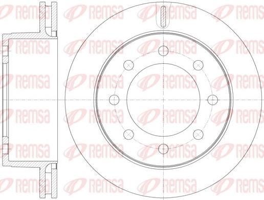 Remsa 62015.10 - Brake Disc car-mod.net