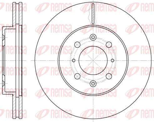 Remsa 6224.10 - Brake Disc car-mod.net