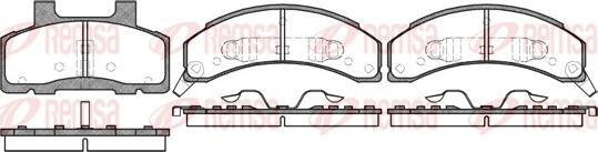 Remsa 0518.02 - Brake Pad Set, disc brake car-mod.net