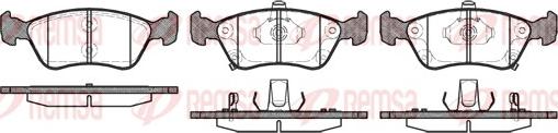 Remsa 0676.02 - Brake Pad Set, disc brake car-mod.net