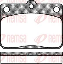 Alanko 10300196 - Brake Pad Set, disc brake car-mod.net