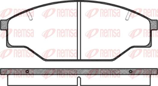 ACDelco AC464781D - Brake Pad Set, disc brake car-mod.net