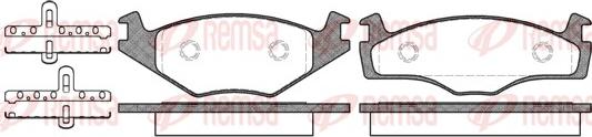 Remsa 0171.05 - Brake Pad Set, disc brake car-mod.net